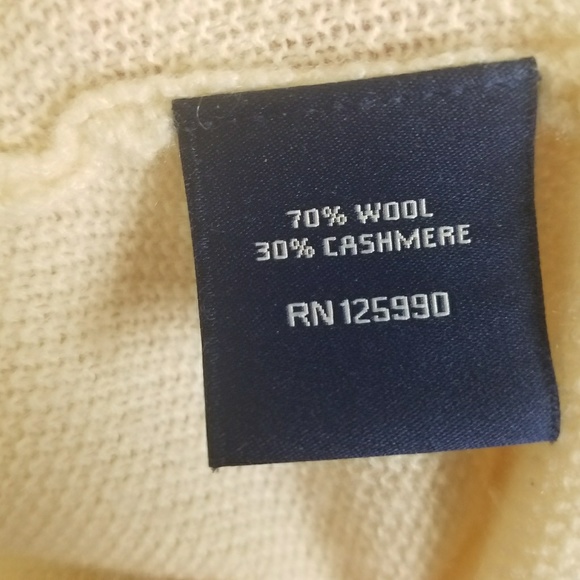 Faconnable Wool & Cashmere Zip Up Cardigan Size L - Picture 4 of 7